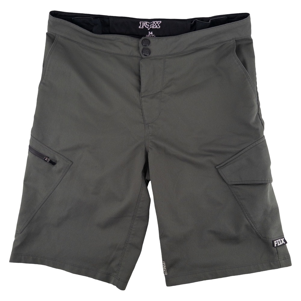 Fox Racing Mens 34 Ranger Cargo Shorts Gray BMX MTB Mountain Bike Motocross